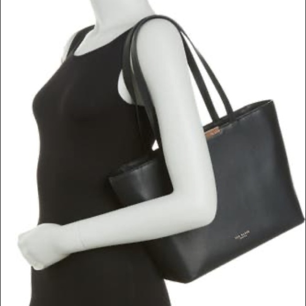 New Ted Baker London-Sanar Leather Shopper Tote